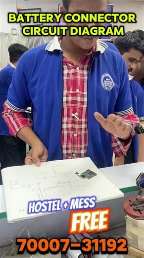 🔋 Battery Connector Circuit Diagram Explained 🔥Asia Telecom Student द्वारा लाइव प्रैक्टिकल