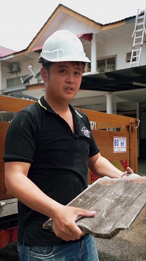 Not all roof tiles can be repaired, some Sparepart problems or too damage #waihongbrothers #KL #selangor #HQ #fypage | Wai Hong Brothers - Roof repairs & waterproofing services