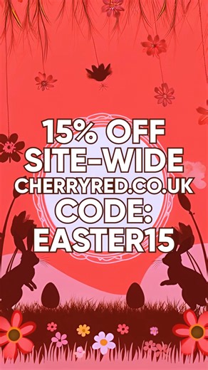 We're offering 15% off a huge range of titles over the bank holiday Easter weekend. Just use the code EASTER15 at the checkout to save! Shop here: https://www.cherryred.co.uk/ | Cherry Red Records