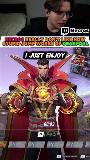 Necros Hate Jump Mechanics in Marvel Rivals