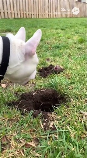 Pibbles Finds a Screaming Gopher!