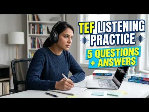 TEF Exam Listening Practice | Improve Your Score Fast (With Solutions)
