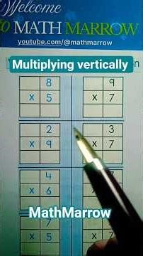 How to perform operation of Multiplication vertically @MathMarrow