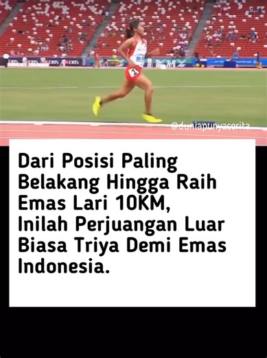 Triyaningsih Raih Emas dalam Lomba Lari 10.000 Meter
