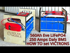 NEW LiFePO4 + how to set VICTRONS. Ep. 56