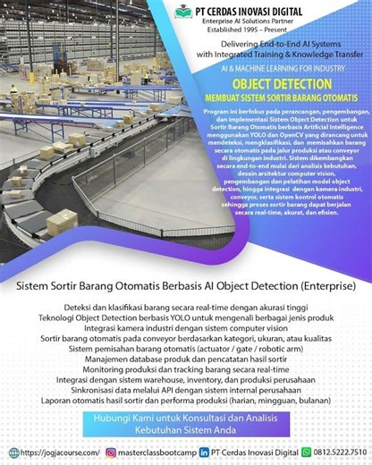 💼 Development Sistem Sortir Barang Otomatis – Object Detection (YOLO & OpenCV) | AI Vision System
