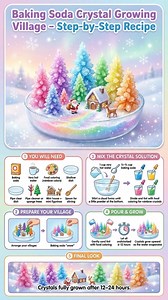 108K views · 368 reactions | Baking Soda Growing Village – Full...