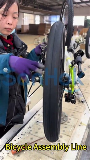 Flexible Bicycle Assembly Line for MTB / Road Bike / E-Bike / City Bike