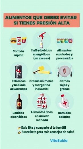 Alimentos que debes evitar si tienes presión alta