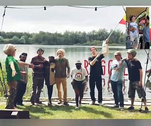 Giving thnx n praise 2 days at Reggaelake | King Shiloh Sound System