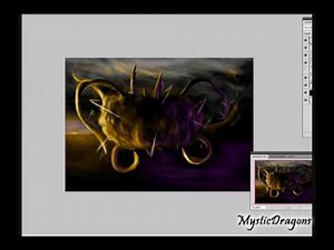 Runescape Drawing - The Chaos Elemental