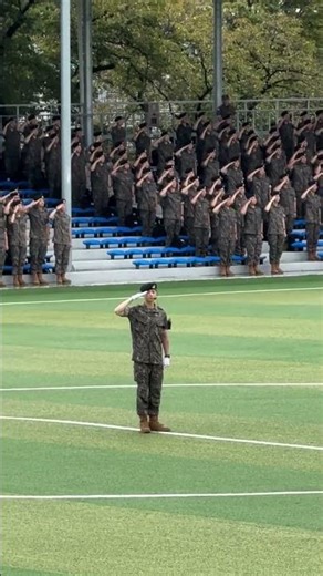 Cha Eunwoo military basic training graduation ceremony, comp. commander Lee Dongmin #chaeunwoo #차은우