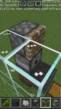 Auto Bamboo Farm For bedrock and Java (1.20+) 🔥 #minecraftbuild #redstone #shorts