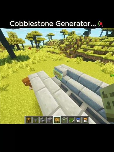Minecraft Cobblestone Generator 🥀