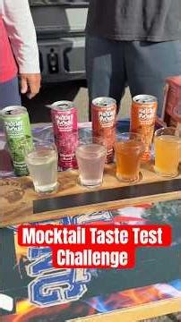 Mocktail Taste Test Challenge To Find The Best Mocktail Of All Time! #mocktails #tastetest