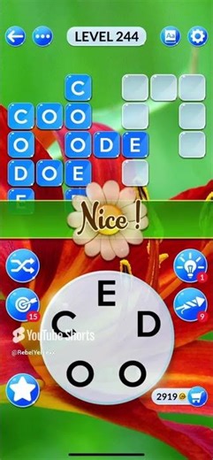 Wordscapes in Bloom Level 244