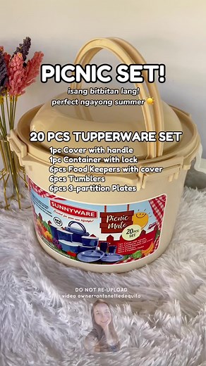 Get Your Perfect Picnic Tupperware Set for Summer Fun
