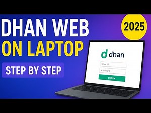 How to Open Dhan App on Laptop/PC | Dhan Web Login Full Guide (2025)