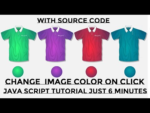 how to change shirt color onclick in javascript || change image in javascript