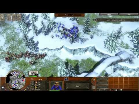 Age of Empires 3 - Act 2 Mission 8 - Bring Down the Mountain - Campaign Walkthrough - Hard