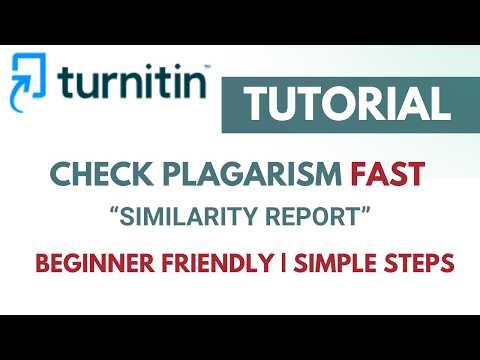 Turnitin Explained | Plagiarism Check & Similarity Report Guide