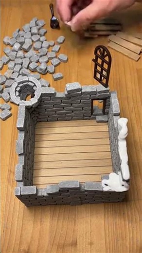 Building a Miniature Castle from Scratch 🏰