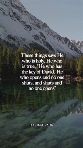 📖 Revelation 3:7 | Biblescapes