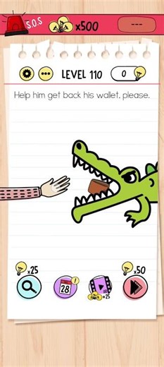 brain test level 110 | #shorts