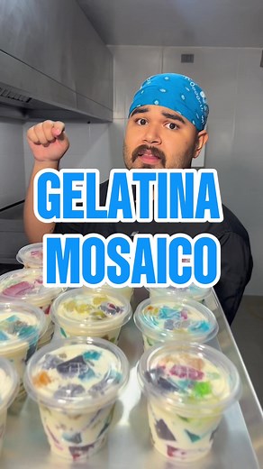 Gelatina de Mosaico en Vaso: Receta Fácil