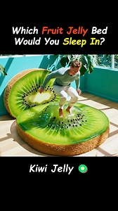 Oddly satisfying ❤️💖💕 Which Fruit Jello Bed Would You Sleep In? 🍎🥝🍇✨ #asmr #oddlysatisfying #aiasmr #jelly #relax | Hush AI ASMR