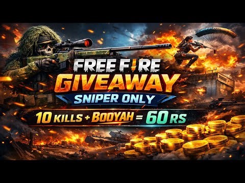 Free Fire Giveaway Saturday Special | freefire tamil sniper only match |