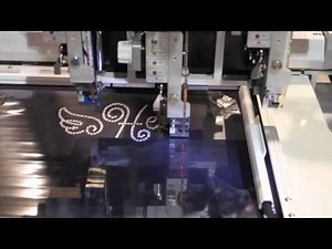 Automatic Spangle (Sequin) Motif Maker shown at ISS Long Beach 2010
