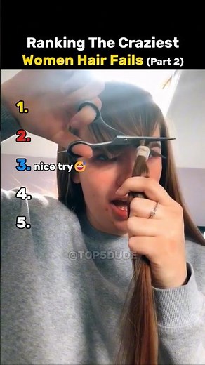 Ranking The Craziest Women Hair Fails (Part 2)