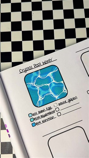 Crystal Pool Water Effect Coloring Tutorial