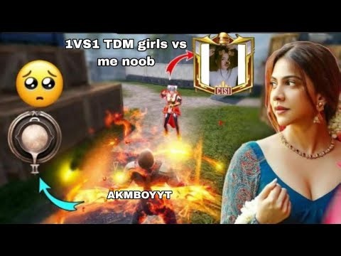 HARD LOBY IN TDM M24 KING 👑 MONTAGE girls CONQUER VS ME NOOB 😱