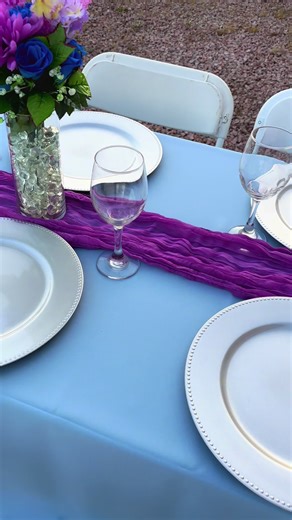 Elevate your event with our tabletop decor✨ From linens and runners to chargers, glassware and centerpieces, we create polished table setups that bring your vision to life. Perfect for birthdays, celebrations and special gatherings. 📍Servicing the West Valley 📲602-430-1093 Message us to book your date #foryoupage #arizona #decoration #partyrentals #fyp