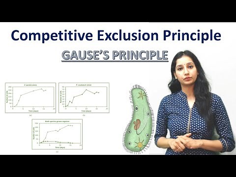 Competitive Exclusion Principle I Gause's Principle I Ecology I Evolution I