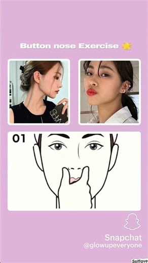 Button nose exercise
