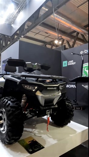 Powerland Tachyon EV 4x4❗️❗️ Electric Off-Road 🔥⚡ #EICMA2023 | Atv Adventure Vlog