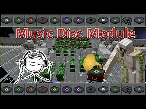 Minecraft Music Disc Farm built into Creeper farm - On/Off switch