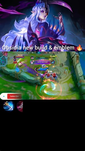 obsidia best build & emblem 2026 🔥 #mobilelegends #mlbb #shorts #obsidia #mobalegends5v5 #mlbbshorts