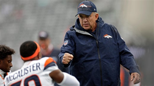 Broncos' Badie flies home after being carted off field
