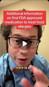 Zachary Rubin, MD on Instagram: "The FDA has approved the first medication to treat food allergies. It is called omalizumab and it has been approved since 2003 for other allergic conditions. Here is some more information. Please talk with your allergist for more information. General educational purposes only. Not specific medical advice. #food #allergies #medication #doctor"