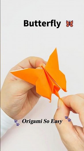 Origami Butterfly Instructions | Origami Butterfly with Waving Wings | DIY Origami Butterfly