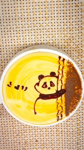 Easy Designer Latte Art Making | Cute Panda