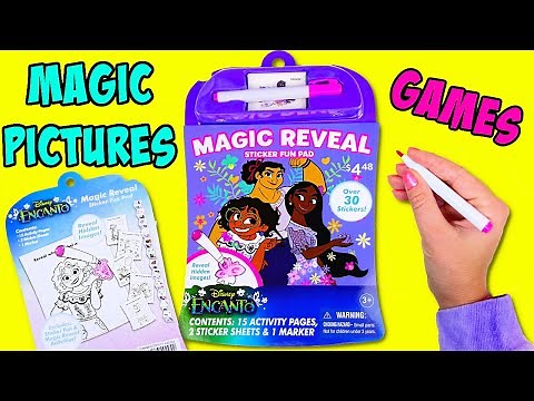 Disney Encanto Magic Reveal Activity Book with Games, Stickers, Coloring