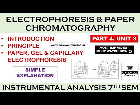 Electrophoresis || Paper Chromatography || Simple Explanation || Carewell Pharma