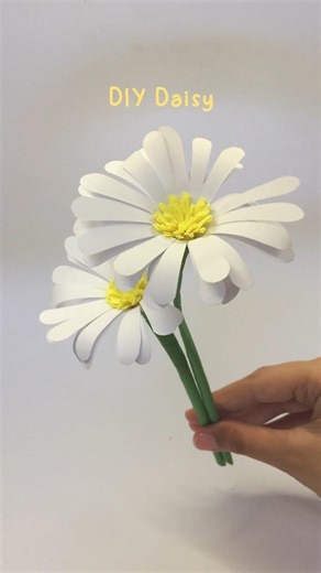 These Daisies are actually Paper! 🌼✨ #shorts