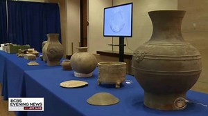 9.1K views · 59 reactions | Unreleased photos show the hundreds of artifacts -- including 2,000 human bones -- that were seized from a 90-year-old Indiana man's basement in 2014; the FBI's art crime unit says thousands of the items were obtained illegally. https://cbsn.ws/2SAROFM | CBS Evening News | Facebook