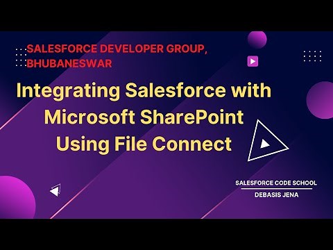 Integrating Salesforce with SharePoint Using File Connect- Saleaforce Developer group, Bhubaneswar